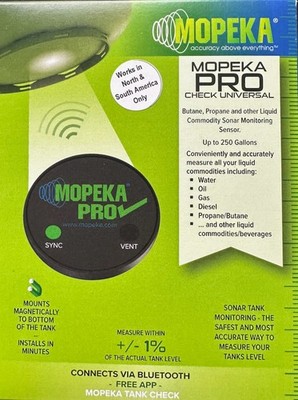 Mopeka Pro Check Universal Sensor - Bluetooth Ultrasonic for Black