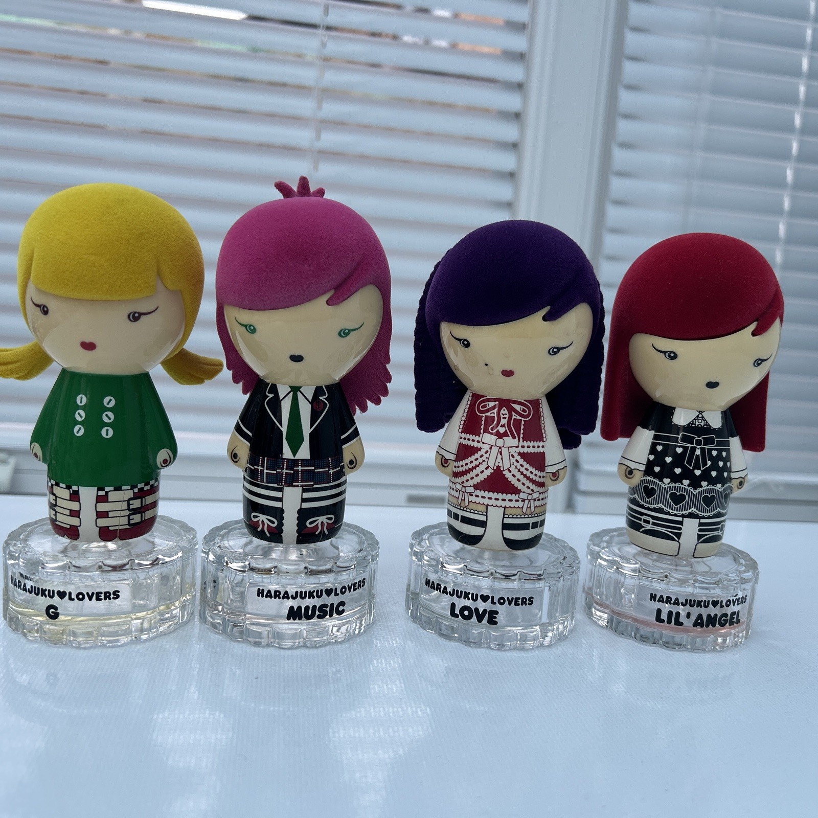 Harajuku Lovers Wicked Collection 4 Empty Bottles 30ml Original Coty Rare Flock