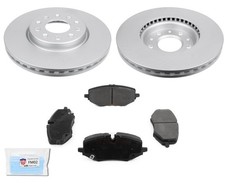 Front Brake Coated Disc Brake Rotors Ceramic Pads Fits 2020-2024 Buick Encore GX