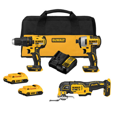 #ad DeWALT DCK379D2 20V MAX Brushless Cordless Lithium Ion 3 Tool Combo Kit $359.00