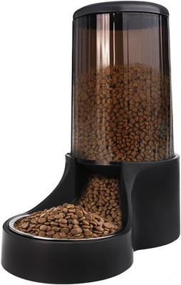 Automatic Cat Feeder, 3.8L Large Gravity Cat Food Dispenser with Detachable Top