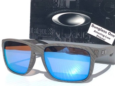 NEW Oakley HOLBROOK XXL Woodgrain PRIZM POLARIZED Deep Water