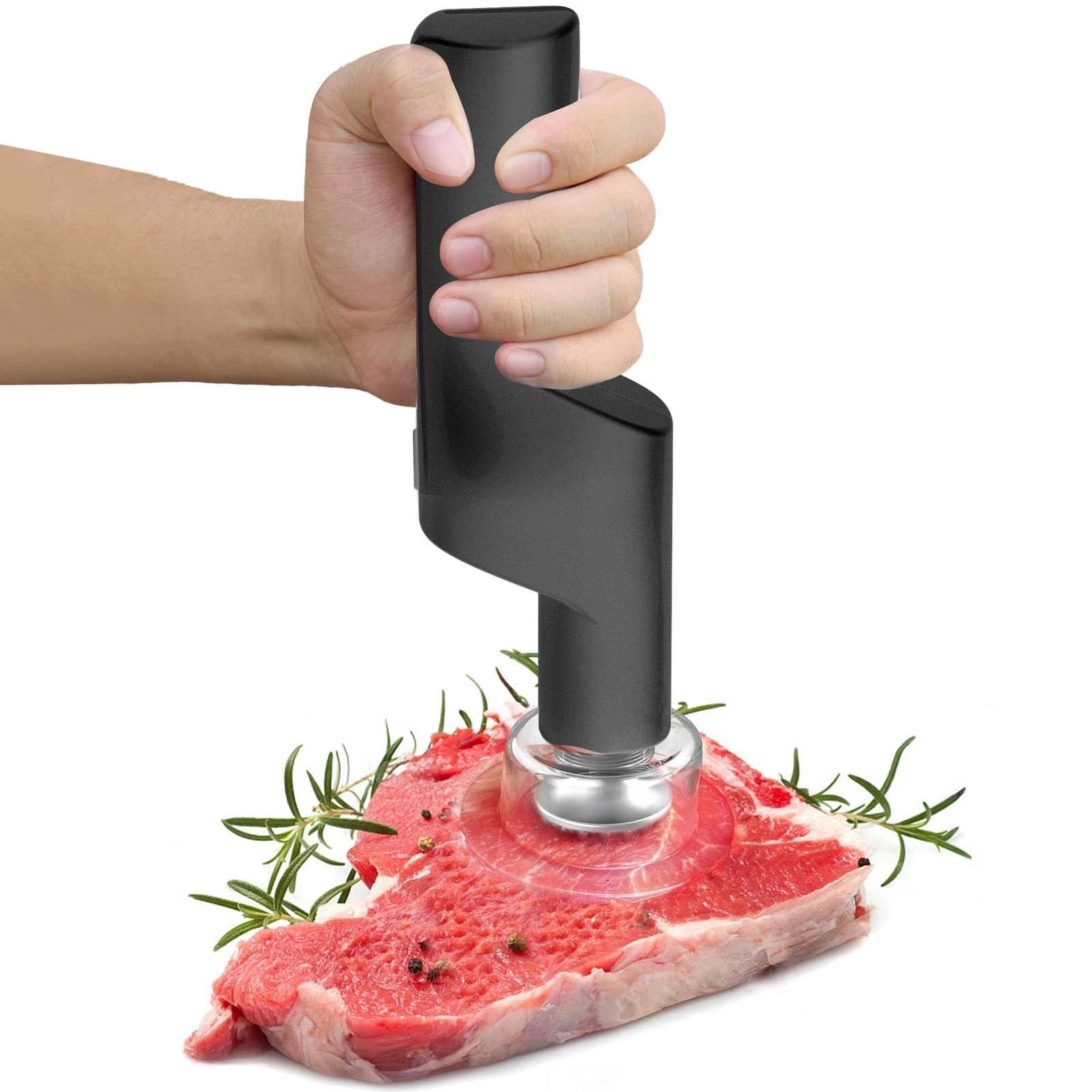 Meat Tenderizer Tool, Adjustable 3 Speed Cordless Meat Mallet, Powerful Motor...
Opens in a new wind
