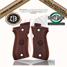 Poignées ZIB chêne hêtre pour Beretta 81F 81FS 84F 84FS 81BB Fatih 13 84BB lo...