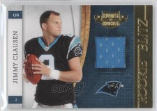2010 Panini Plates & Patches Rookie Blitz Materials /299 Jimmy Clausen #22 0q4
