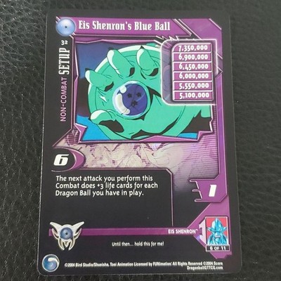 Eis Shenron's Blue Ball 32 Alt Foil Dragon Ball Z GT DBZ CCG Score NM