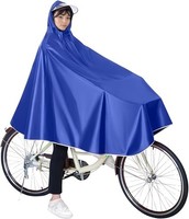 Radfahren Regenponcho Fahrrad Wasserdicht Regencape Mit Kapuze Regenjacke FüR El