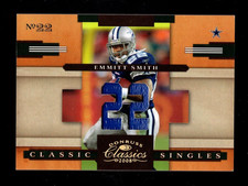 2008 DONRUSS CLASSICS SINGLES EMMITT SMITH GAME USED PATCH 19/25 COWBOYS