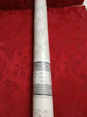 VTG Collins & Aikman Wallcoverings Beige Floral Wallpaper 56.37 Sq Ft 33 x20.5 