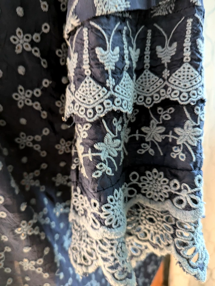 Johnny Was Embroidered Long Sleeve Dress - Image 3 of 4