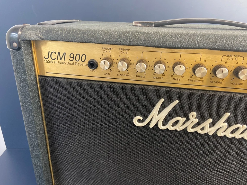 Marshall JCM 900 Model 4102 100-Watt Hi Gain Dual Reverb 2x12 Combo. Serviced - Image 4 of 4