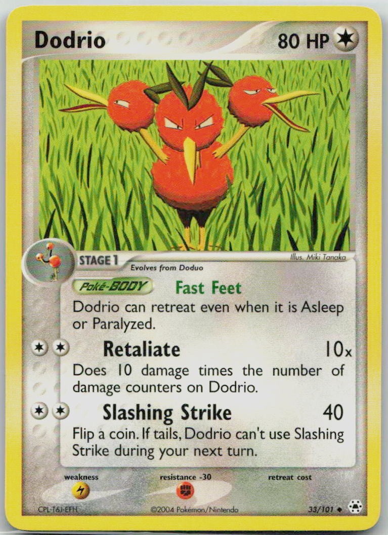 Dodrio 33/101 NM FREE SHIPPING