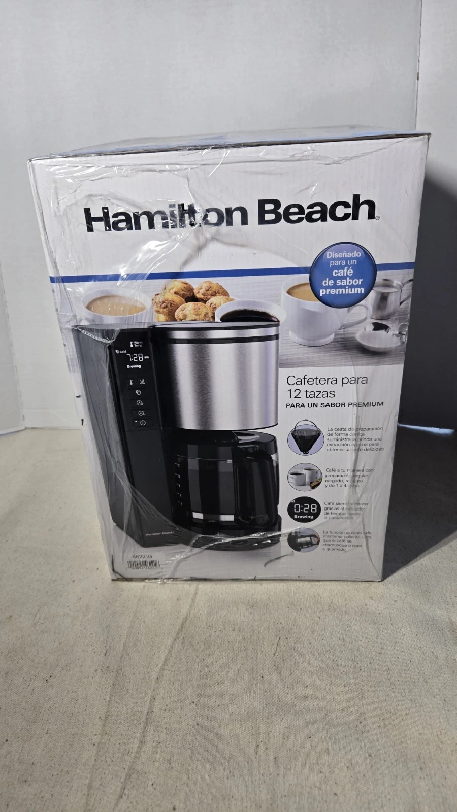 Hamilton Beach Premium 12-cup Programmable Drip Coffee Maker With Coffee Pot
Opens in a new window o