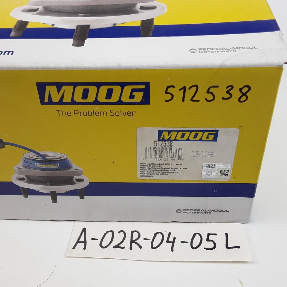 Conjunto de buje de cojinete de rueda trasera MOOG 512538 para Acura RLX (2014 2015 2016-2020) Foto 4 de 4
