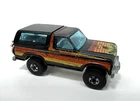 Vintage Hot Wheels 1980 Ford Bronco Black Motorcycle Hong Kong HK Blackwall