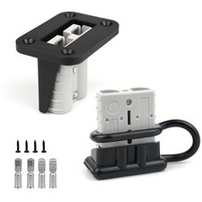 2pcs 50 Amp Battery Quick Connect/disconnect Connector For 6 To 12 Gauge Cables