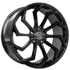 22x922x10 Lexani Wheels Static Gloss Black Rims 4pcs
