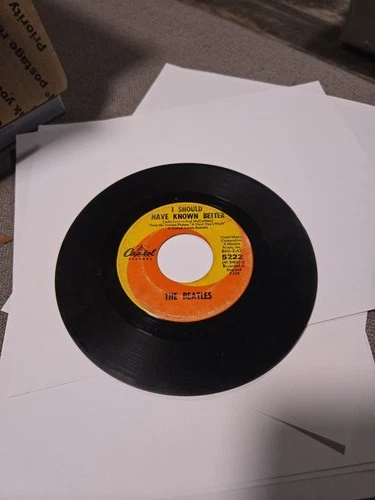 The Beatles 45 A HARD DAYS NIGHT / I SHOULD HAVE KNOWN BETTER Capitol 1964