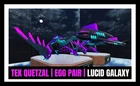 ARK Survival Ascended PvE TEK Quetzal EGG PAIR LUCID GALAXY PC/XBOX/PS5 ASA