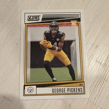 Panini 2022 Score Rookie George Pickens #383 Pittsburgh Steelers Card