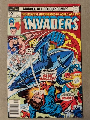 The Invaders #11, Marvel Comics, 1976. Origin of Spitfire.