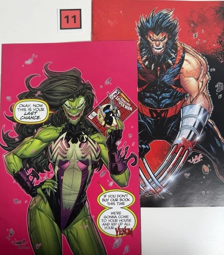 WEAPON X-MEN #1 1:100 JONBOY VIRGIN VARIANT MARVEL COMICS Lot 2