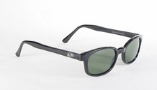 X - KD's Sunglasses Black Frames /  Dark Green Lens, Comes W/Free Pouch 