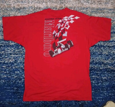 Vintage Screen Stars Marlboro Racing Team T-Shirt Single Vintage Screen Stars Marlboro Racing Team T-Shirt Single