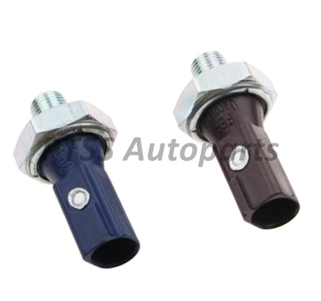Juego de interruptores de presión de aceite marrón y azul OEM para Audi A4 Q5 TT VW EOS Foto 2 de 3