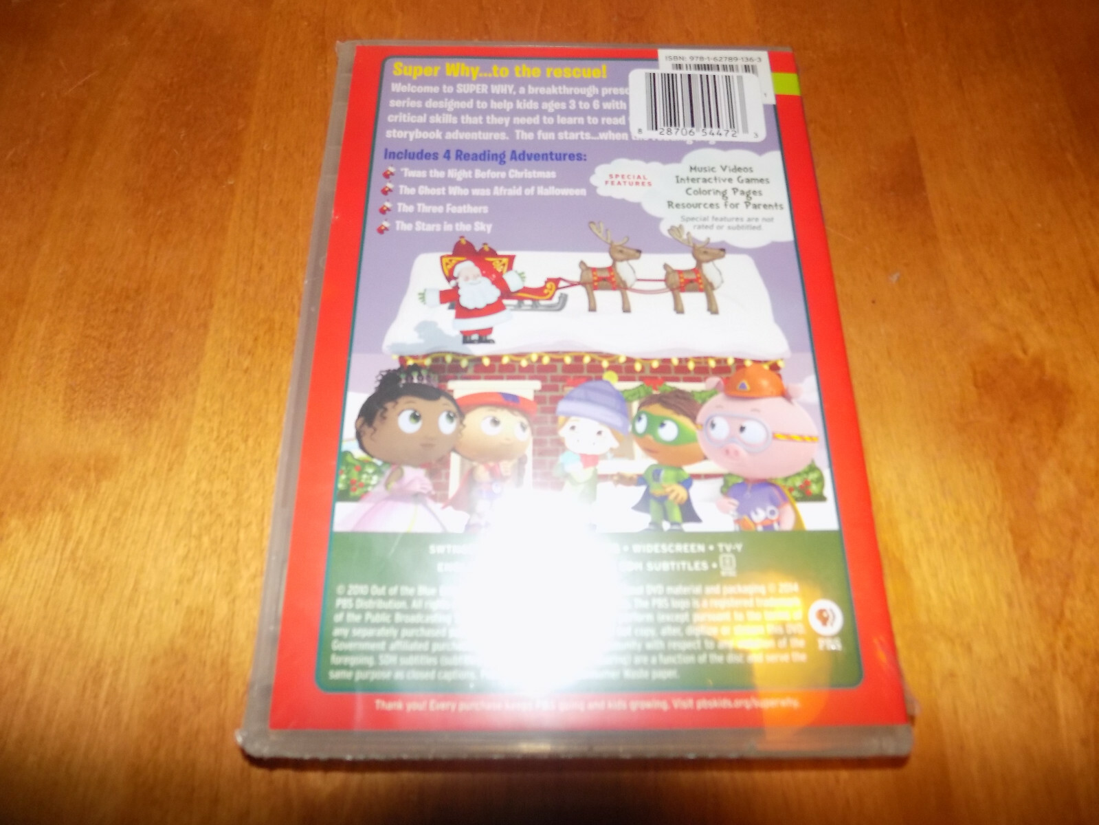 PBS KIDS SUPER WHY 'TWAS THE NIGHT BEFORE CHRISTMAS Holiday DVD SEALED ...
