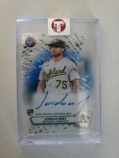 Jordan Diaz 2023 Topps Pristine Blue Refractor Oakland A's Rookie AUTOGRAPH #/75