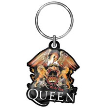 Queen Colour Crest Keyring New With Tag