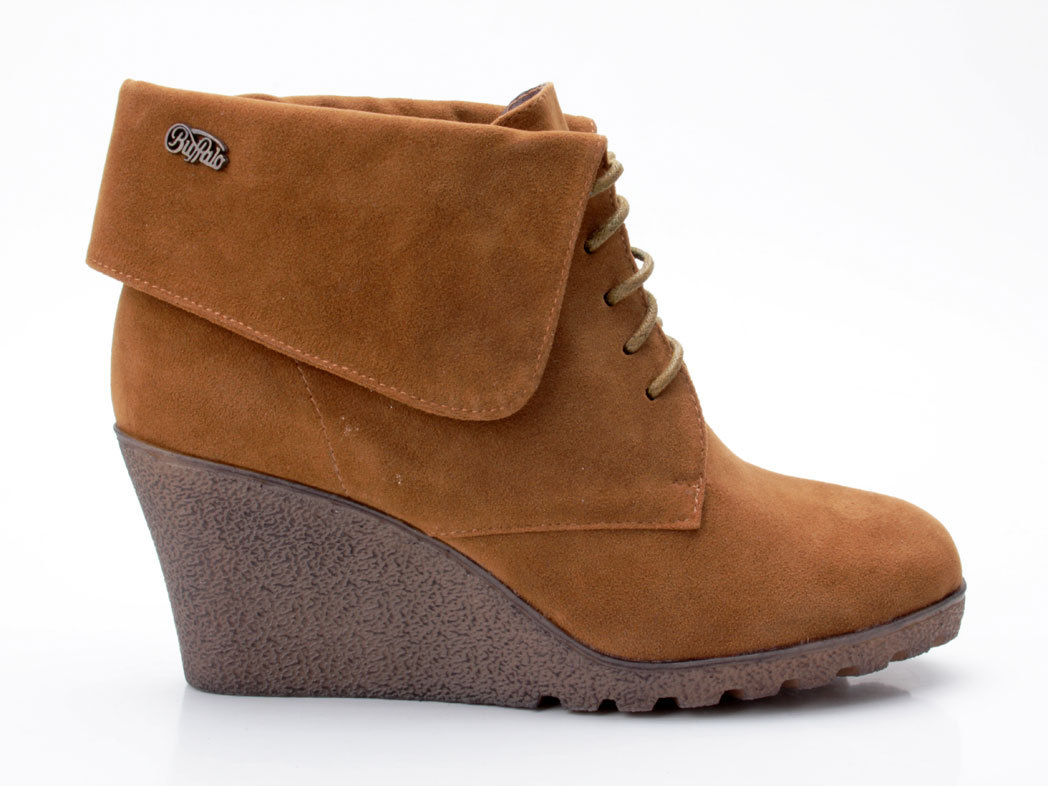 Buffalo Damen Stiefel Boots Schnürstiefelette 238666 SY Suede