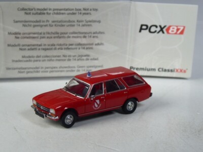 (KI-02-33) Premium Classixxs PCX87 Peugeot 504 Sapeurs Pompiers F in 1:87 in OVP