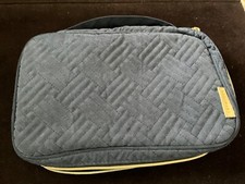 Bagsmart Zippered Jewelry Organizer Case - Travel Jewelry Storage Bag Blue