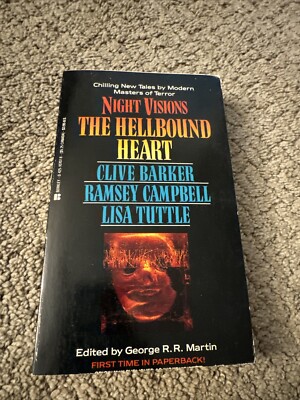 Night Visions The Hellbound Heart 1988 BERKLEY PB BARKER GRRM HORROR HELLRAISER