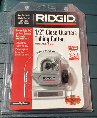 RIDGID 1/2  Close Quarters Tubing Cutter 