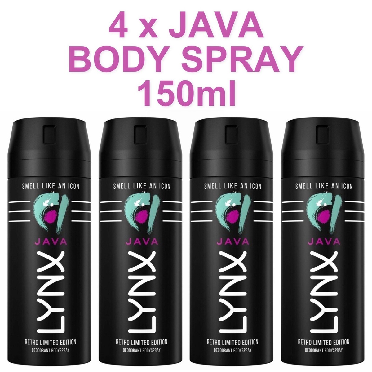x Lynx Java Limited Edition Men's Deodorant Body Spray 150ml