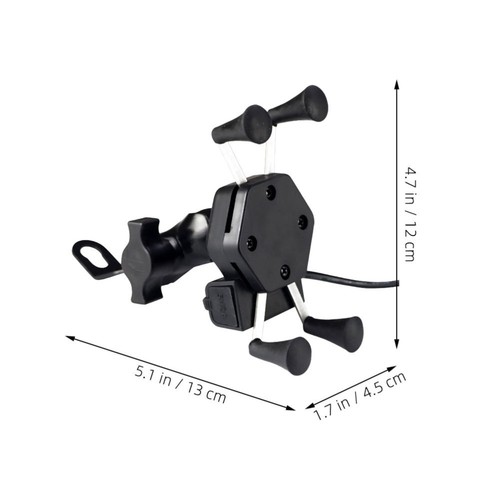 Mobile Phone Holder Universal Motorcycle for Cellphone Mount Navigation Bracket - 第 7/12 張圖片