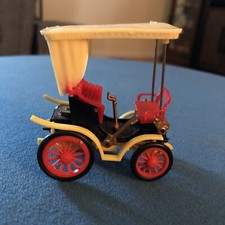 Vintage Peugeot Plastic Toy Car, Made In Hong Kong.