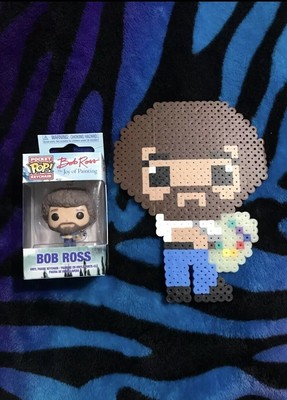 bob ross keyring