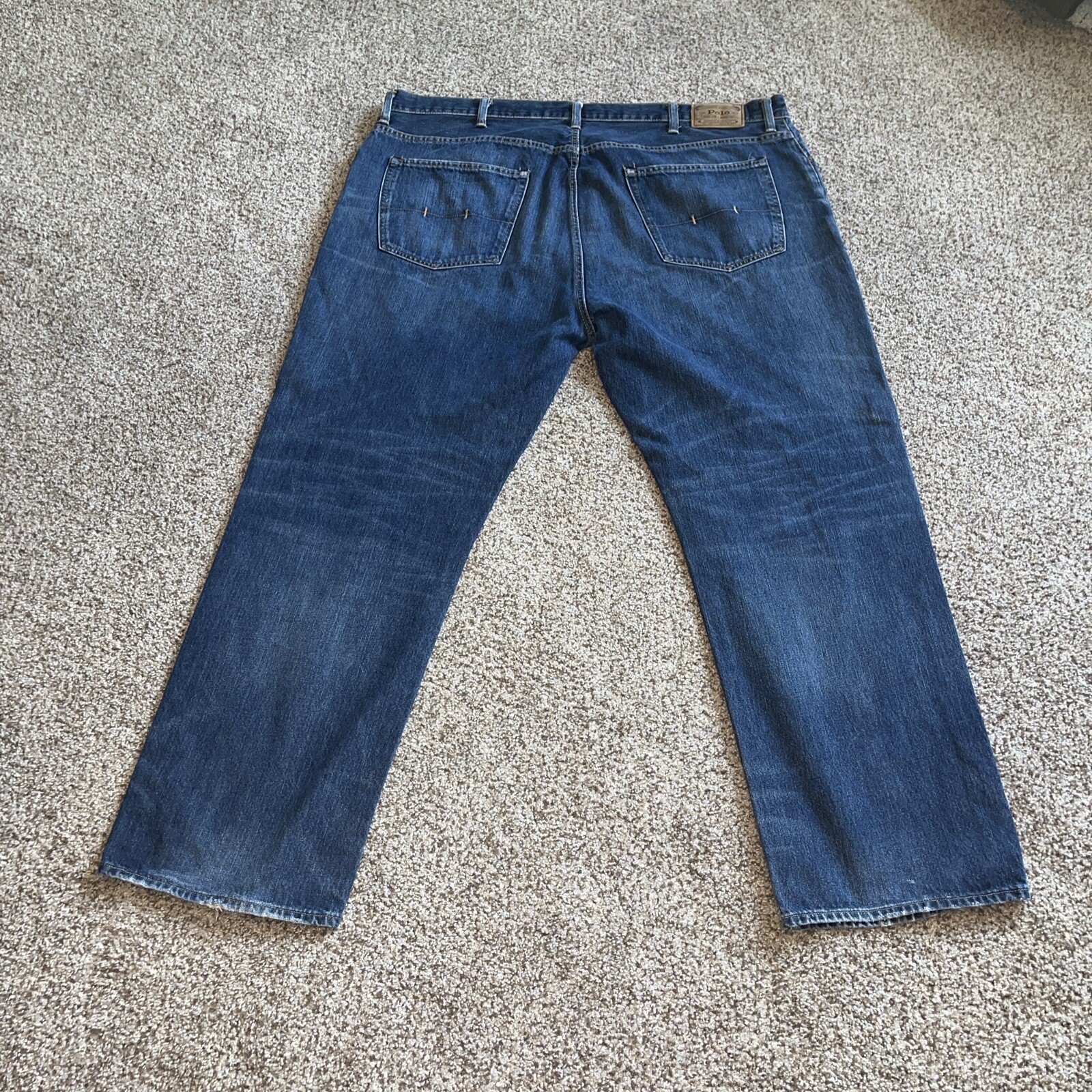 Polo Ralph Lauren Mens Hampton Straight 48X32 Actual 47 X 32 Denim Jeans - View 10
