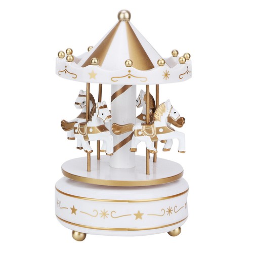 SL Merry-Go-Round Music Box Carousel Gift Christmas Wedding Birthday Gift BG - Picture 8 of 9