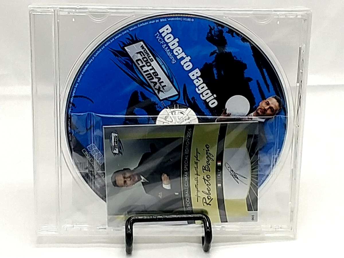 スポーツ・フィットネス Roberto Baggio TVCF & Making DVD New Roberto Baggio World Football Climax Trading Cards + DVD