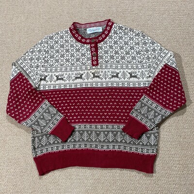 Vintage Chelsea Gardens Icelandic Jumper Womens Size 14 UK