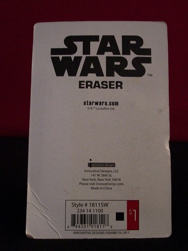 Star Wars C3PO New & Unopened Disney Pencil Topper & Eraser - Picture 2 of 2