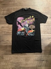 Vintage 3D Emblem 1991 "One of a Kind" Harley Davidson Biker T-Shirt Sz M Black