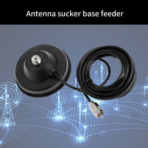 9cm Magnets 5M Feeders Cable PL259 Mount Car Antennas Base for Mobile Radio - Zdjęcie 3 z 8