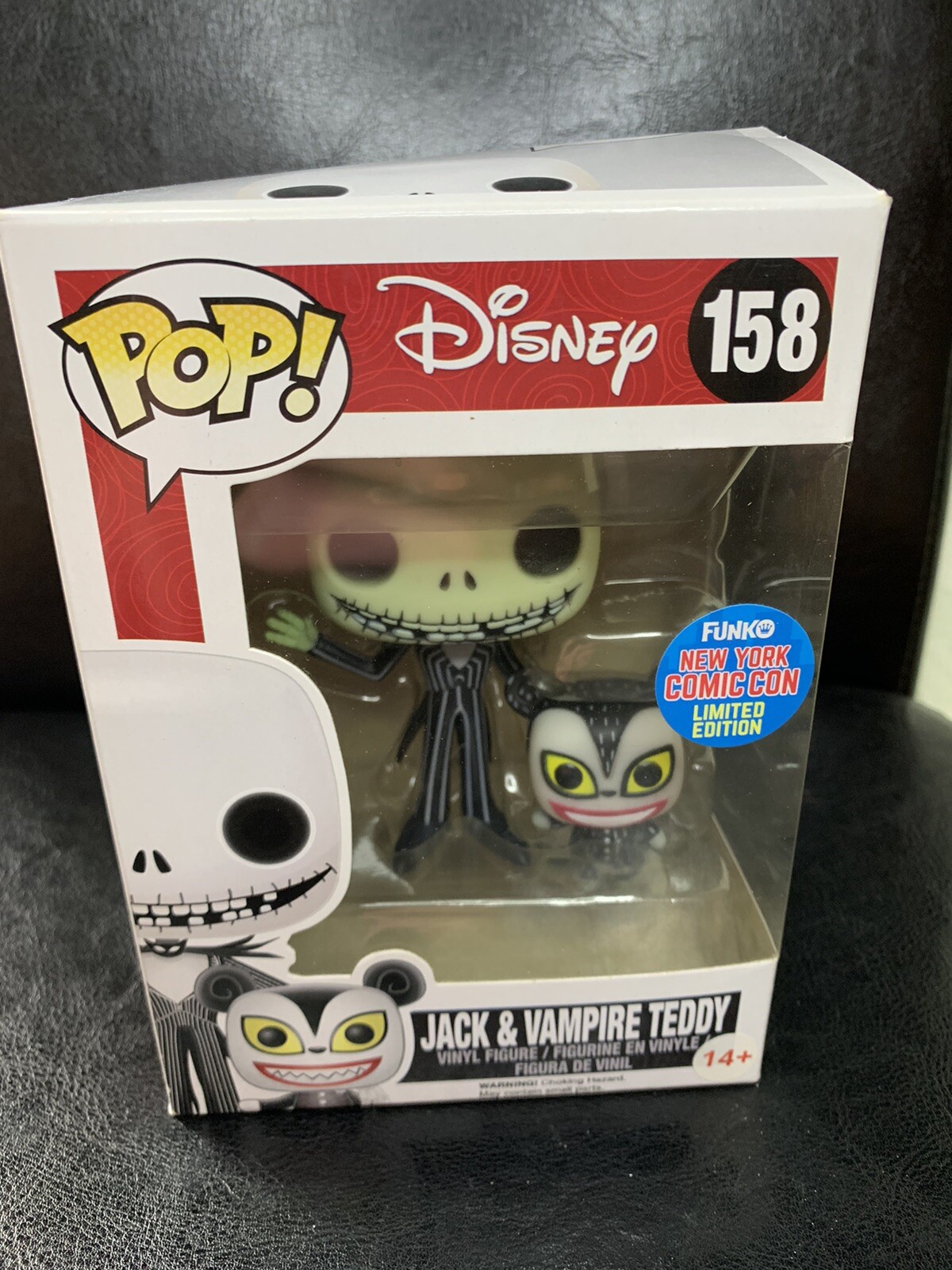 En Oferta Funko Pop! Disney Jack &Amp; Vampire Teddy #158 New York Comic Con Edición Limitada