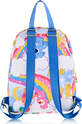 Sac à Dos Care Bears - Toile Cartoon, Bandoulière Ajustable, Cadeau Enfant